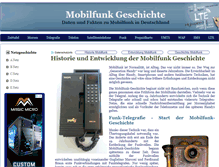 Tablet Screenshot of mobilfunk-geschichte.de